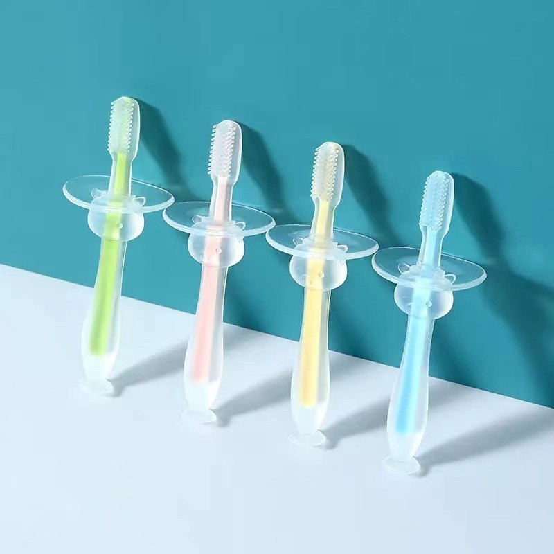 Baby Soft Silicone Toothbrush – শিশুর জন্য নিরাপদ ও নরম টুথব্রাশ ??