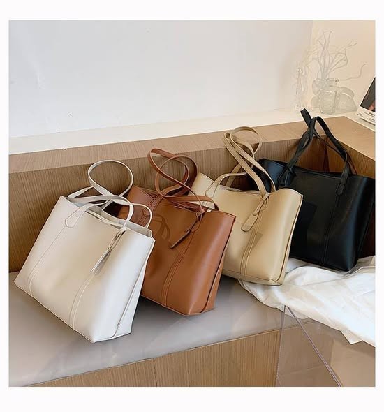 Premium PU Leather Tote / Shoulder Bag